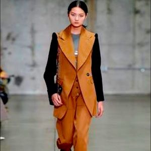 Tibi pants and jacket with knit 🧶 sleeves 2